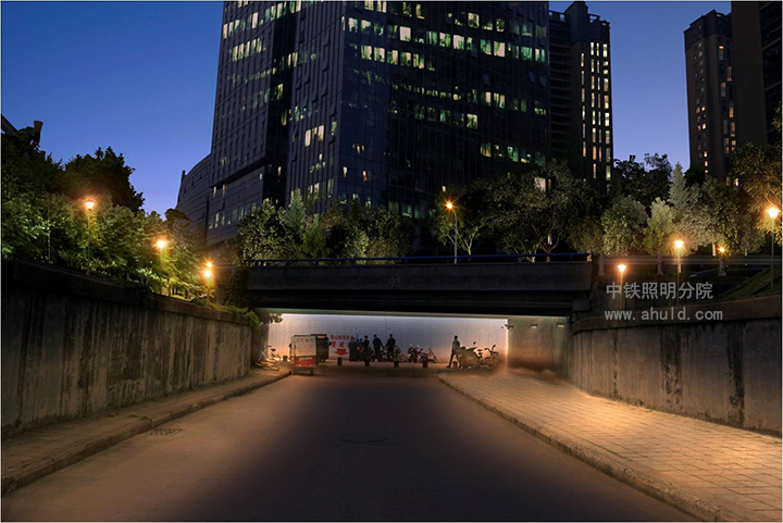 合肥五里墩与裕溪路夜景亮化改造设计