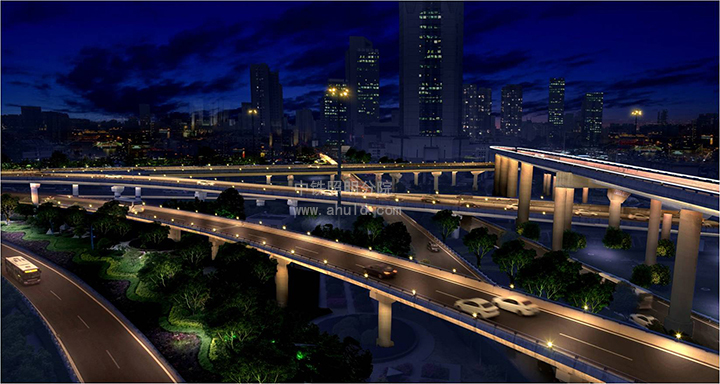 合肥五里墩与裕溪路夜景亮化改造设计