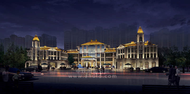 芜湖东紫园建筑夜景照明设计